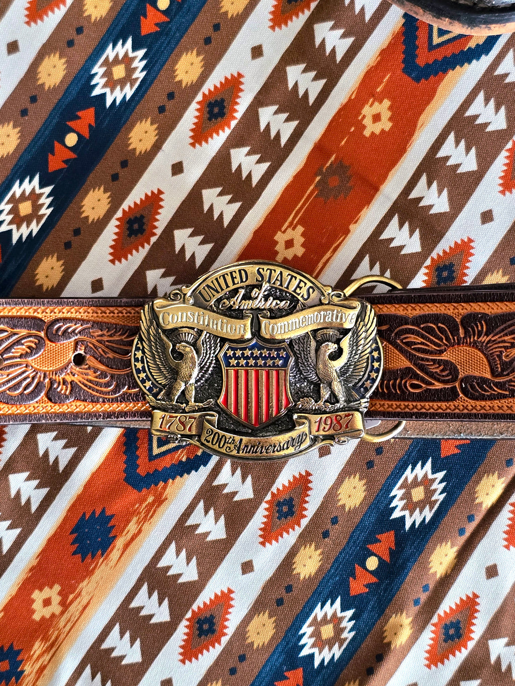 Limited Edition United States Constitution Commemorative Belt Buckle 200th Anniversary