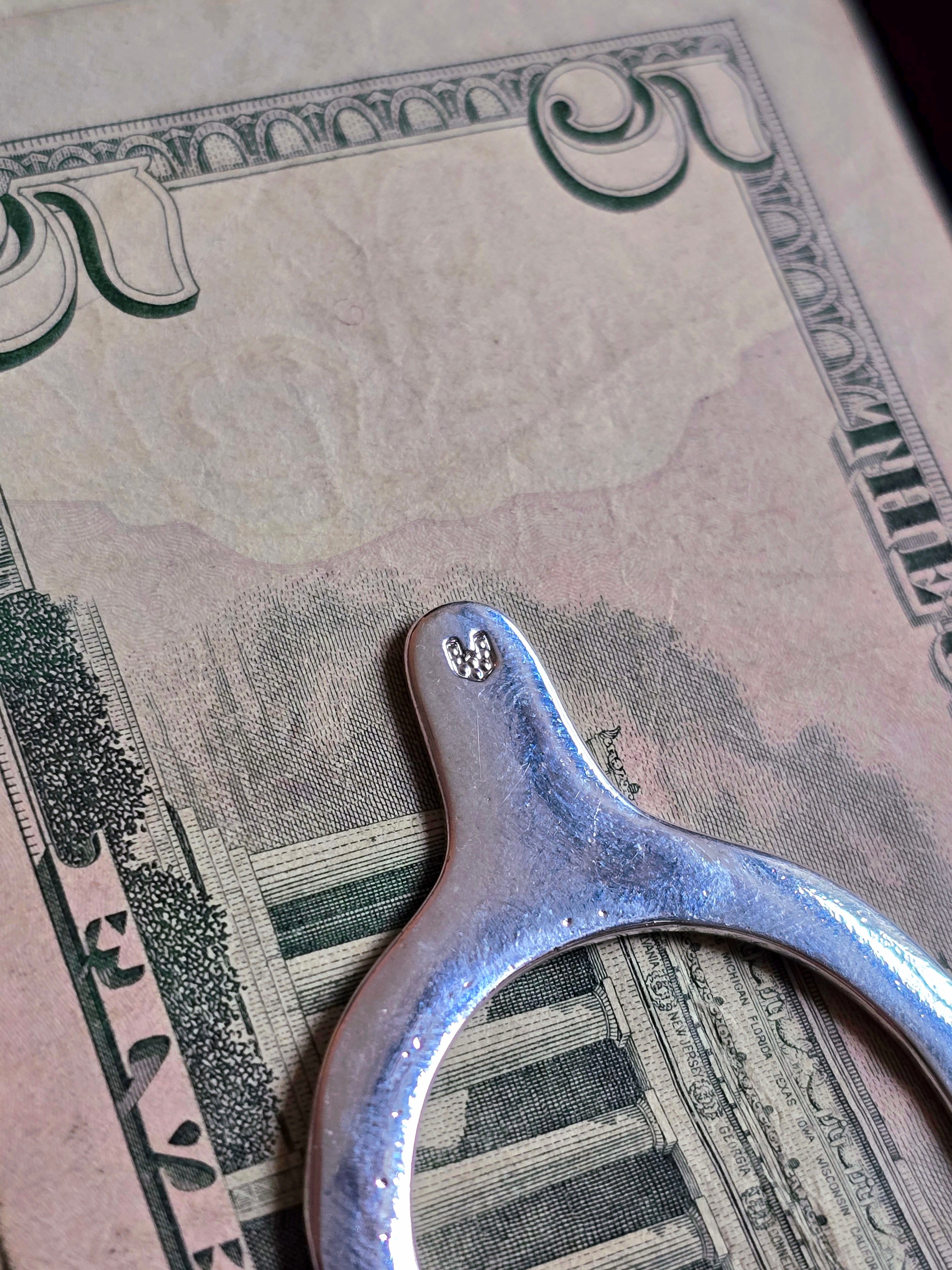 Silver Spur Money Clip