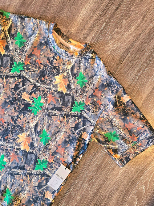 Amongst Others "Leaf Camo" Boxy Fit T-Shirt