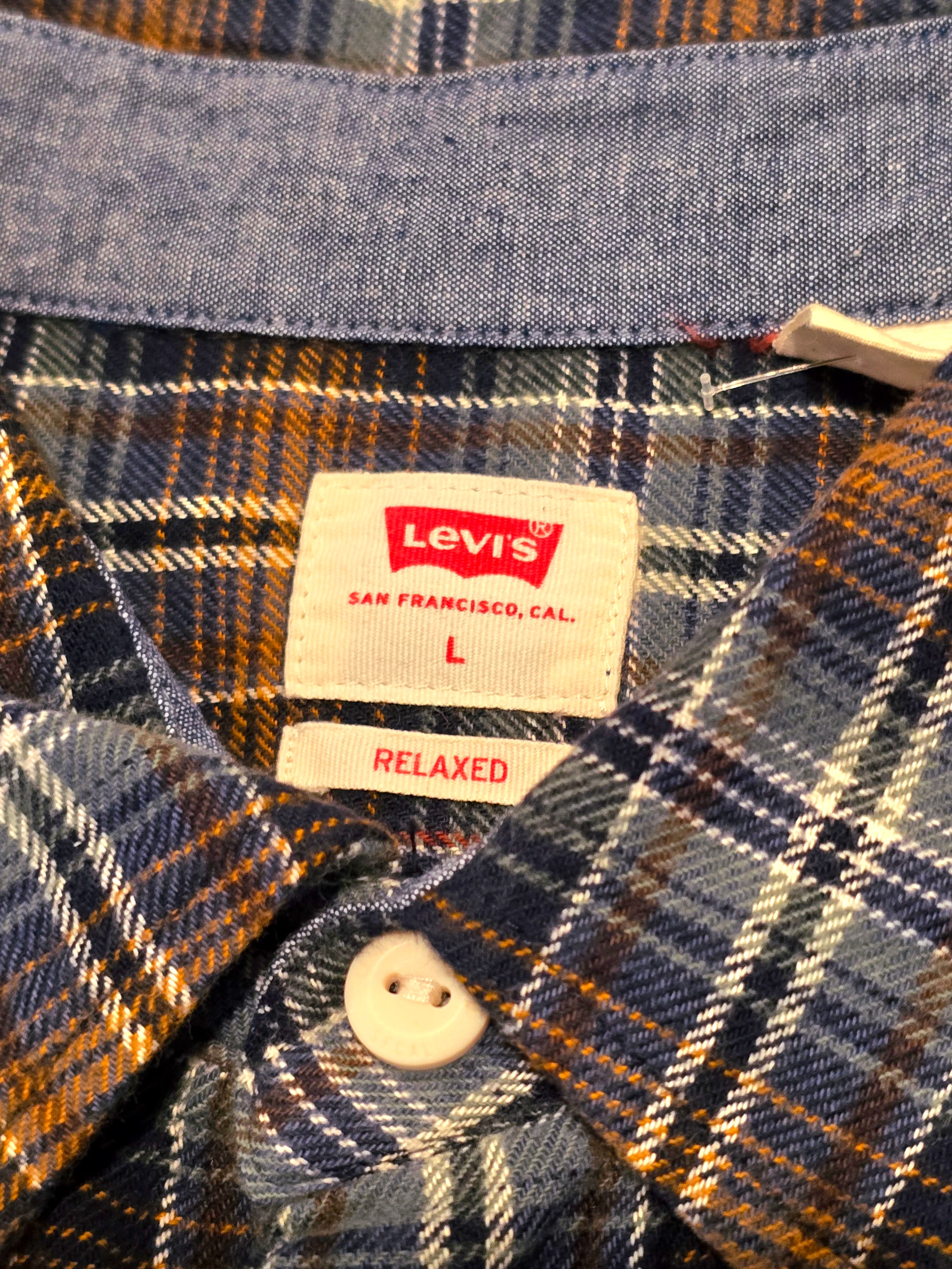 Levi's Men's Classic Worker Flannel Shirt.