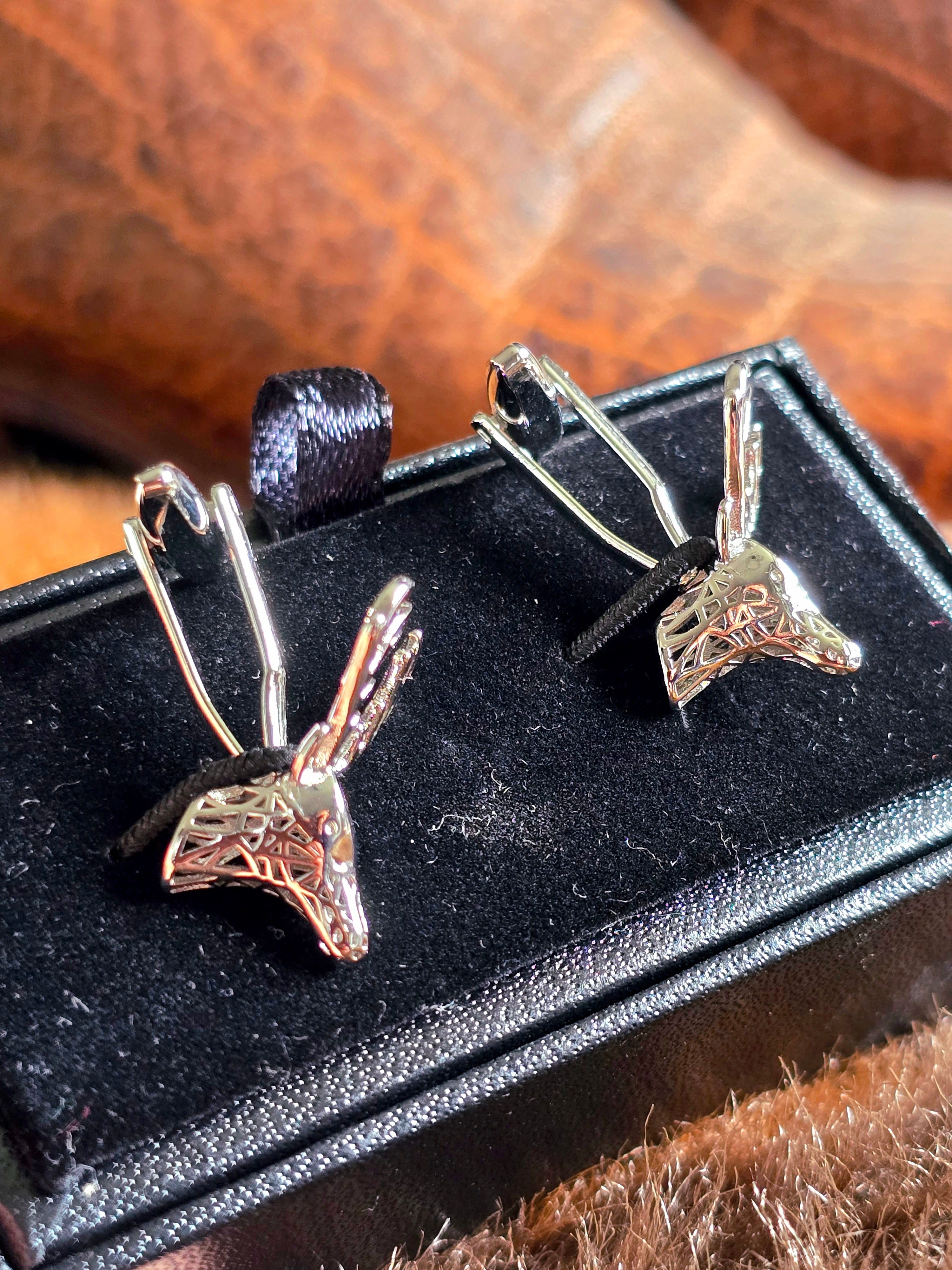 Geometric Stag Cufflinks