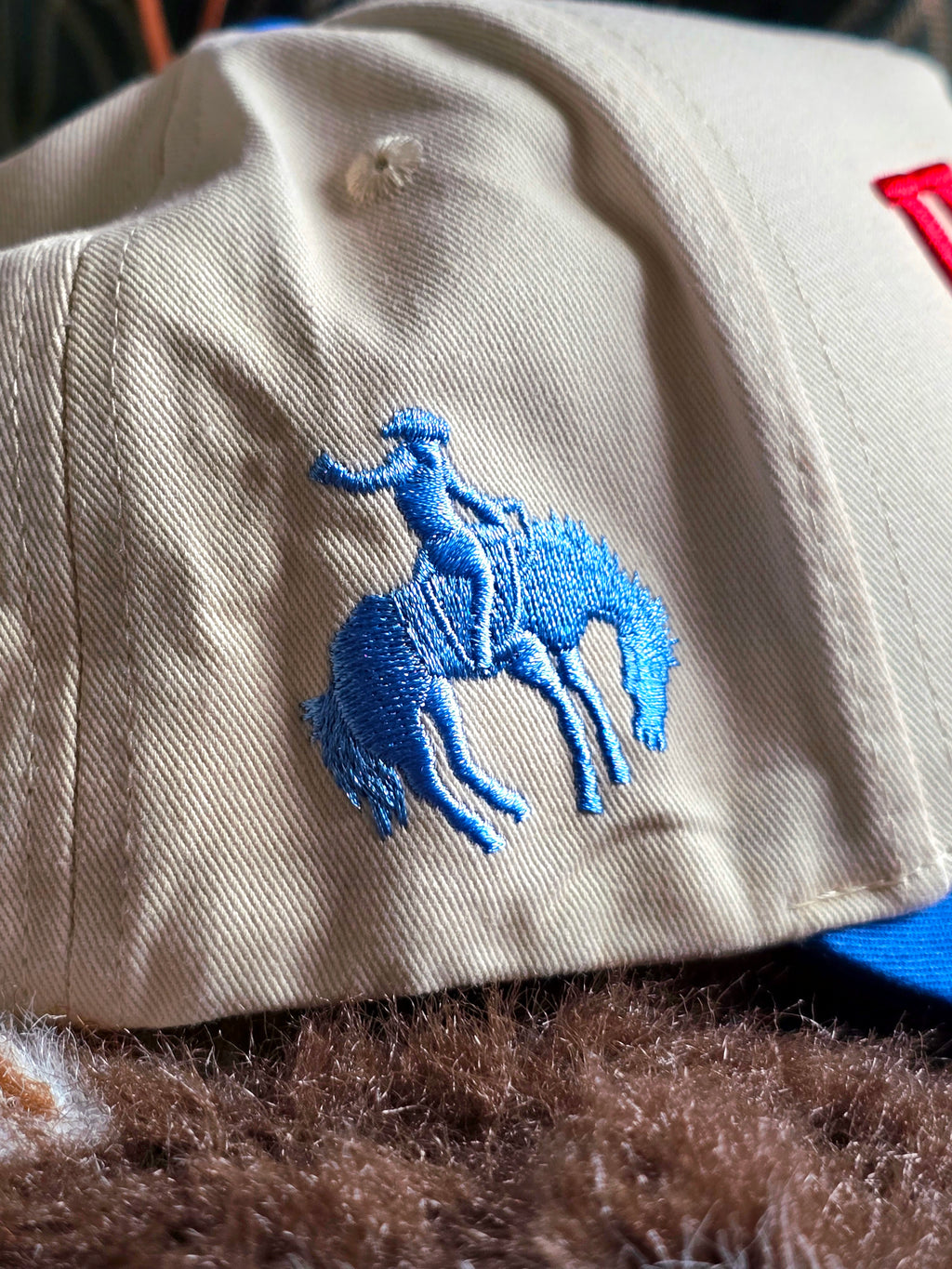 Howdy Cap (Red & Sky Blue)