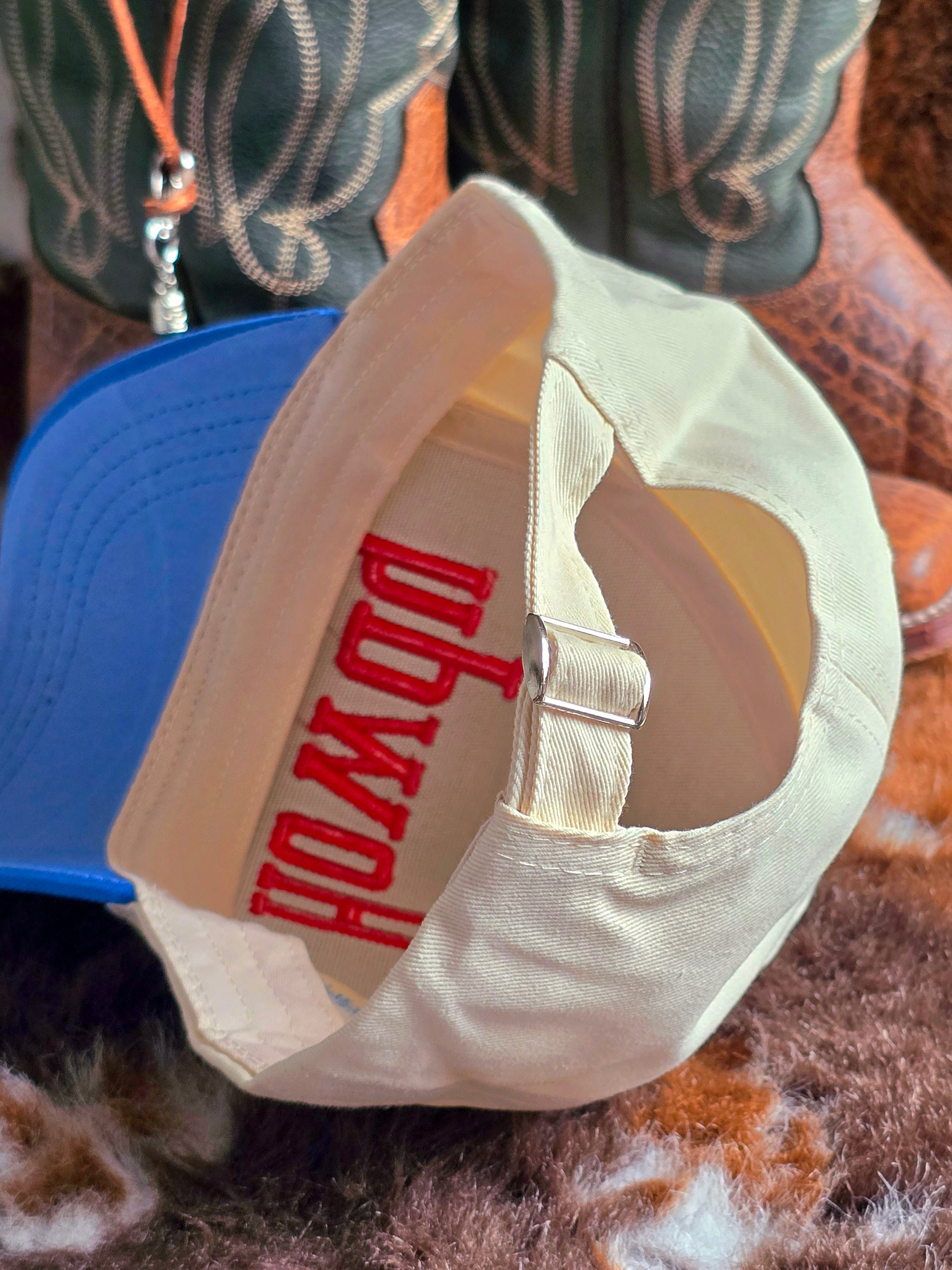 Howdy Cap (Red & Sky Blue)