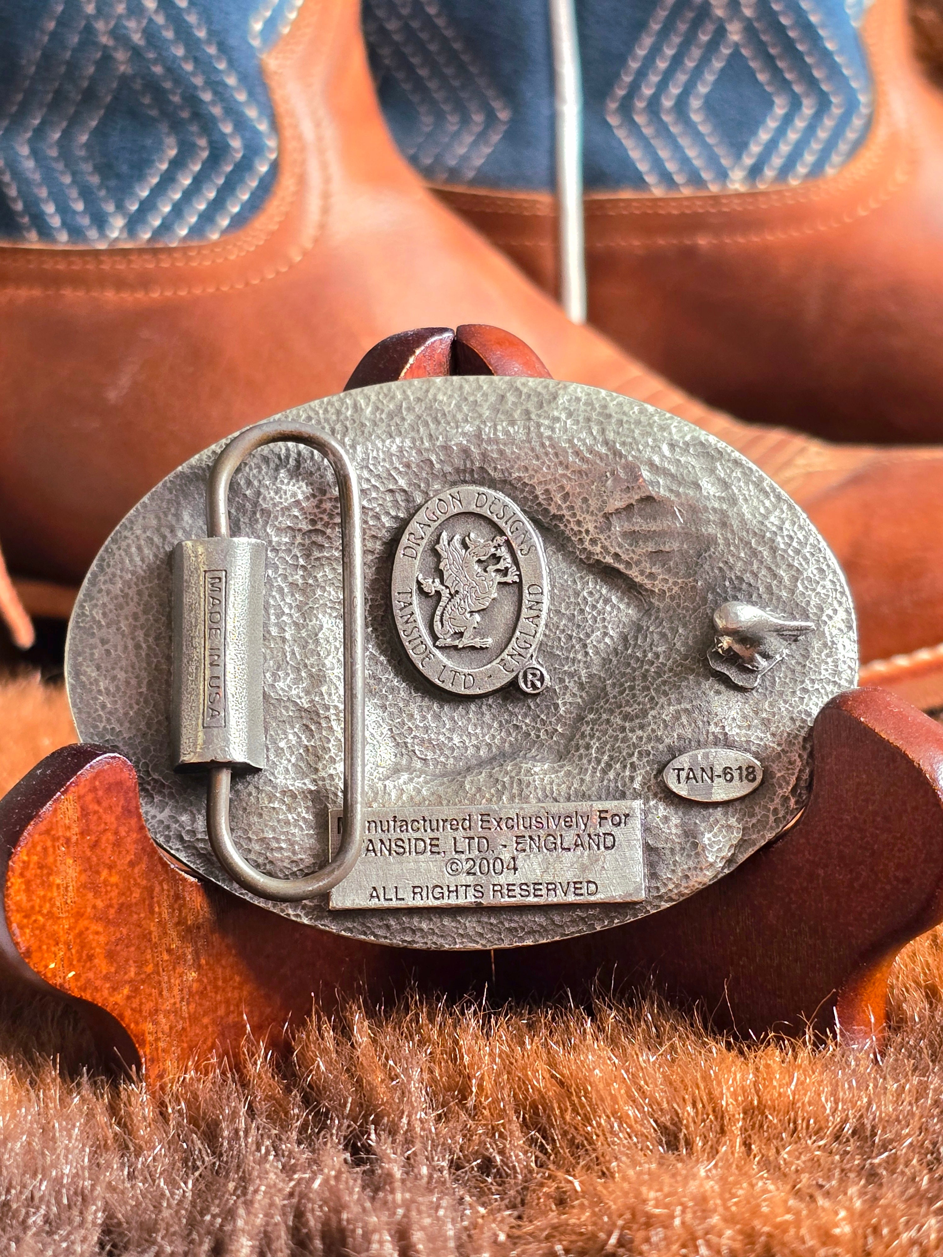 Royal Flush Poker Belt Buckle