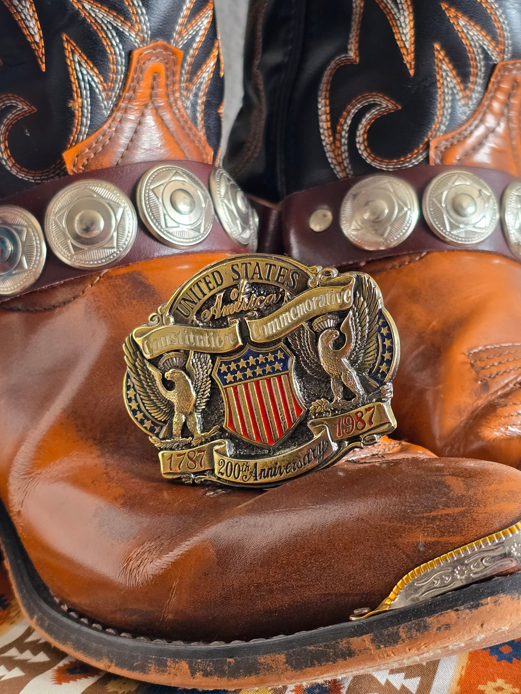 Limited Edition United States Constitution Commemorative Belt Buckle 200th Anniversary