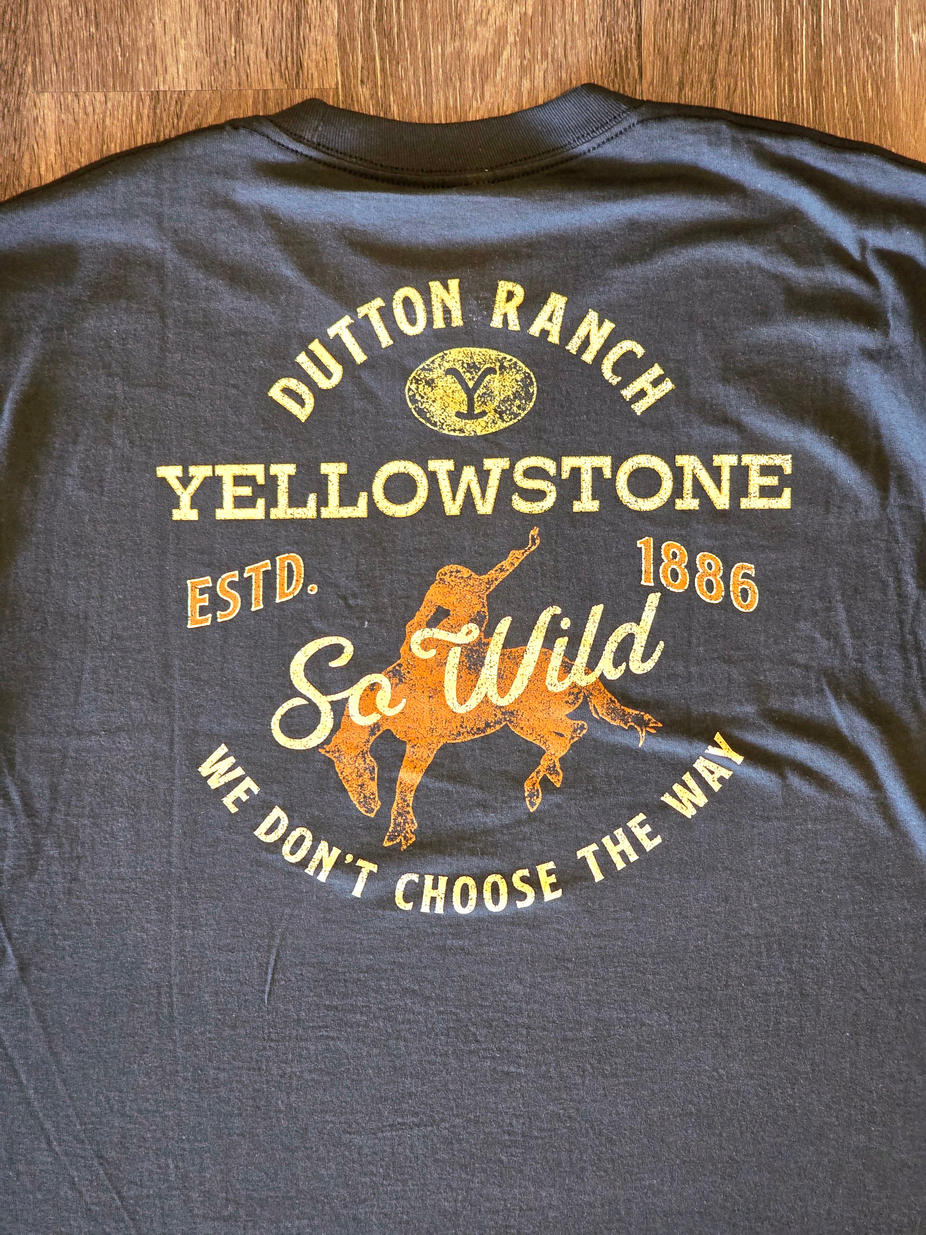Yellowstone Dutton Ranch So Wild ESTD. 1886 T-Shirt