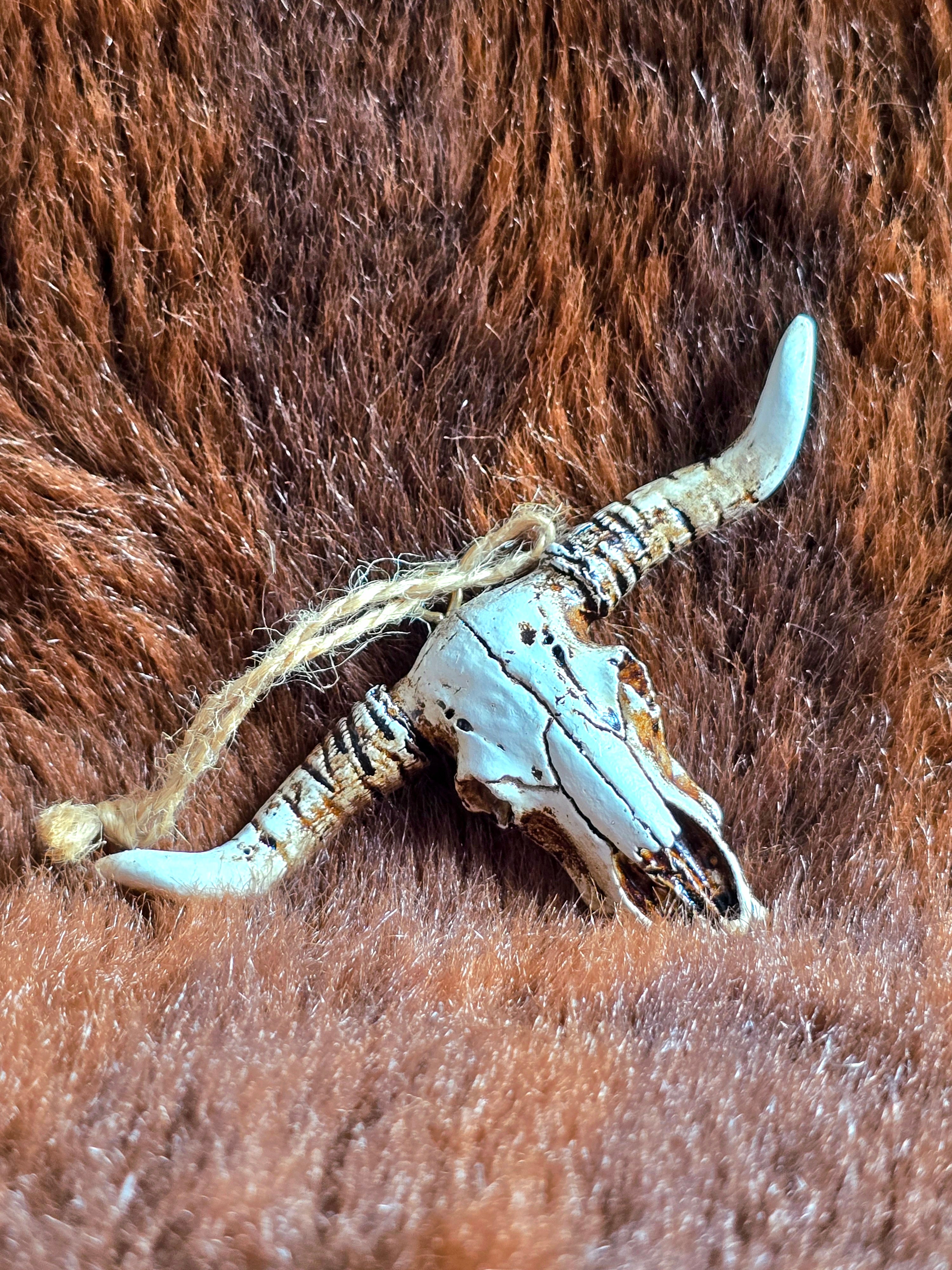 Longhorn Skull Ornament