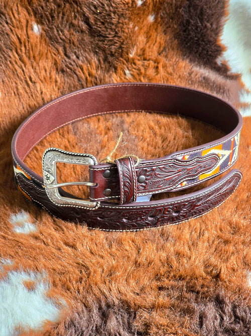 Ariat Floral Inlay Belt